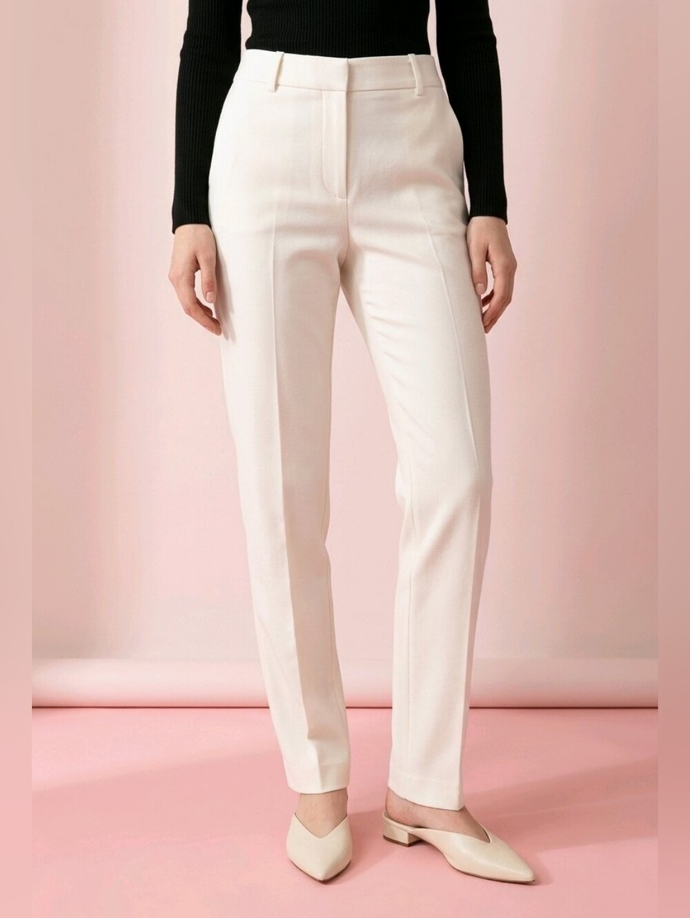 J. Crew Off-White Trousers